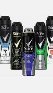 SURE BODY SPRAY [ANTI PERSPIRANT]